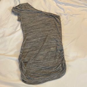 This is a one shoulder shirt size large